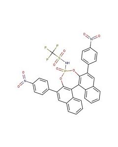 Astatech (11BR)-N-(2,6-BIS(4-NITROPHENYL)-4-OXIDODINAPHTHO[2,1-D:1,2-F][1,3,2]DIOXAPHOSPHEPIN-4-YL)-1,1,1-TRIFLUOROMETHANESULFONAMIDE, 95.00% Purity, 0.25G